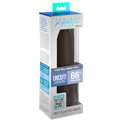 X-TENSION Elite - nastaviteľný návlek na penis (hnedý)