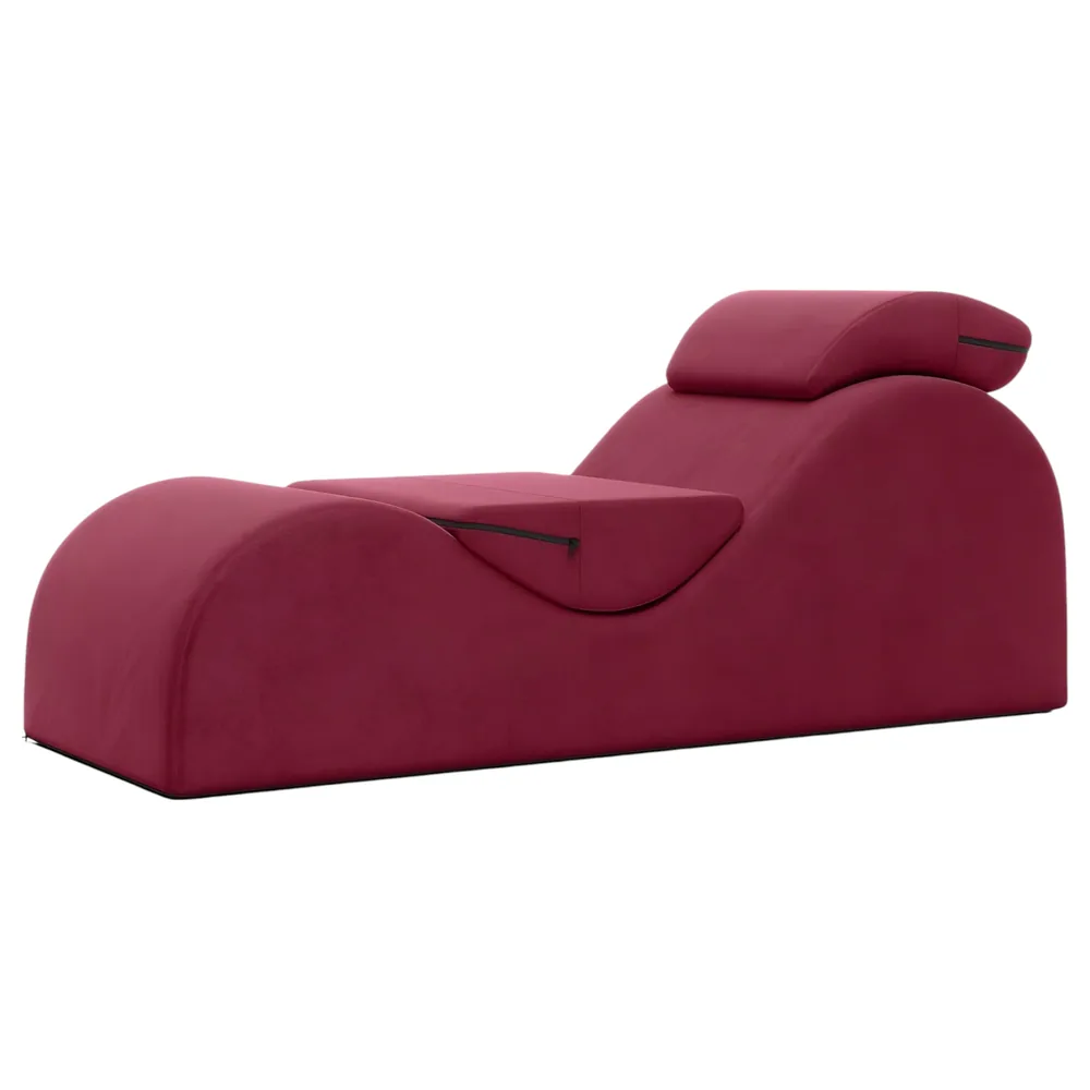 Liberator Esse Lounger - tantra kreslo - nastaviteľné - 3 diely - červené