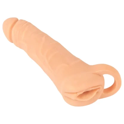 Nature Skin - masturbátor a návlek na penis - realistický - 23 cm - telová farba