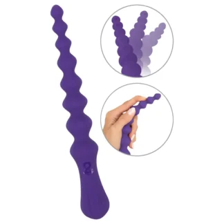 You2Toys - Guľatý, flexibilný análny dildo (fialový)