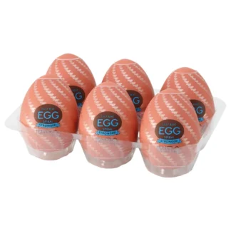 TENGA Egg Spiral Stronger - masturbátor vajíčko - sada 6 ks