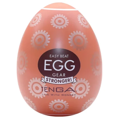 TENGA Egg Gear Stronger - masturbátor vajíčko - extra pevný - 1 ks
