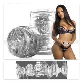 Fleshlight Quickshot Autumn Falls - cestovný masturbátor (priehľadný)