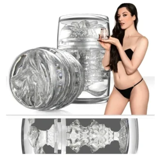 Fleshlight Quickshot Stoya - cestovný masturbátor (priehľadný)