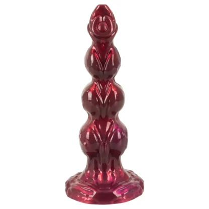 Beasty Cocks - Werewolf Willie dildo s prísavkou - bordový (21 cm)