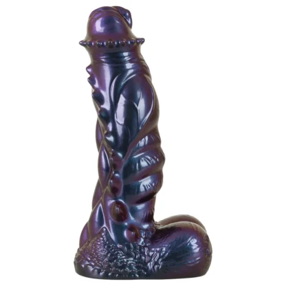 Beasty Cocks Tech-Zilla Bang - prísavkový monštruózny dildo (fialový)