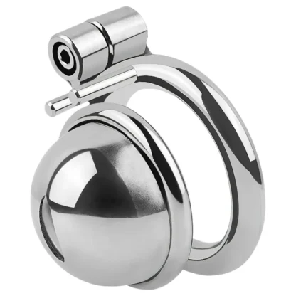 fetish collection - mini klietka na penis s 3 vymeniteľnými krúžkami na miešok (strieborná)