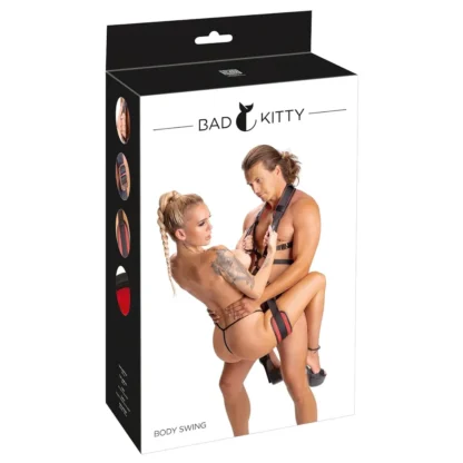 Bad Kitty - sexuálny postroj (čierny)