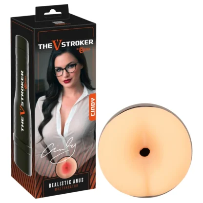 Rebel The V-Stroker Cindy - realistická umelá vagína a zadoček (telovej farby)