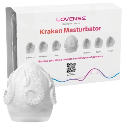 LOVENSE Kraken - masturbačné vajíčka - 6 ks (biele)