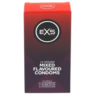 EXS - kondómy - mix príchutí - 12 ks