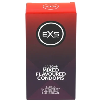 EXS - kondómy - mix príchutí - 12 ks