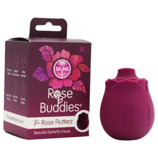 Skins Rose Flutterz - akumulátorový vibrátor na klitoris (fialový)