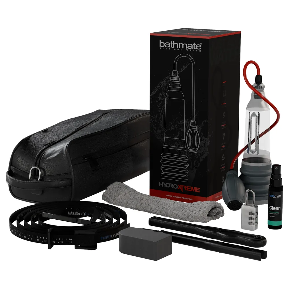 Bathmate HydroXtreme 6 - súprava hydraulickej pumpy (priehľadná)