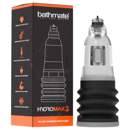 Bathmate Hydromax3 - hydropumpa (priehľadná)