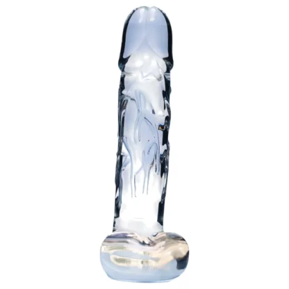Clarity Seraphic Opus - sklenené G-bod dildo (priehľadné)