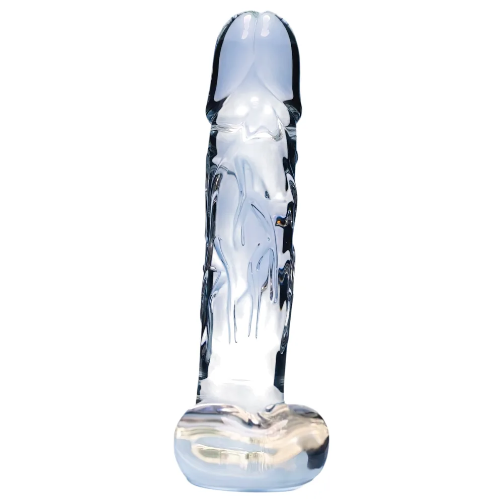 Clarity Seraphic Opus - sklenené G-bod dildo (priehľadné)