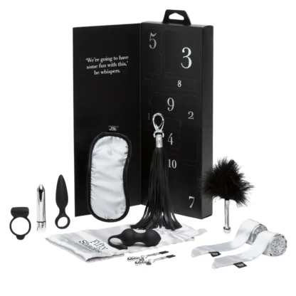 Odtiene sivej - Fifty Shades of Grey - Pleasure Overload - luxusná sada