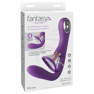 Fantasy For Her - vibrátor na G bod a klitoris s 4 motormi - fialový
