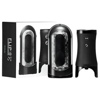 TENGA Flip 0 Electronic - automatický masturbátor - čierny