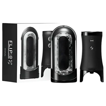 TENGA Flip 0 Electronic - automatický masturbátor - čierny
