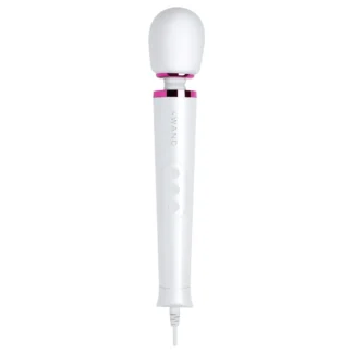 Le Wand Petite Plug-In - sieťový masážny vibrátor - biely