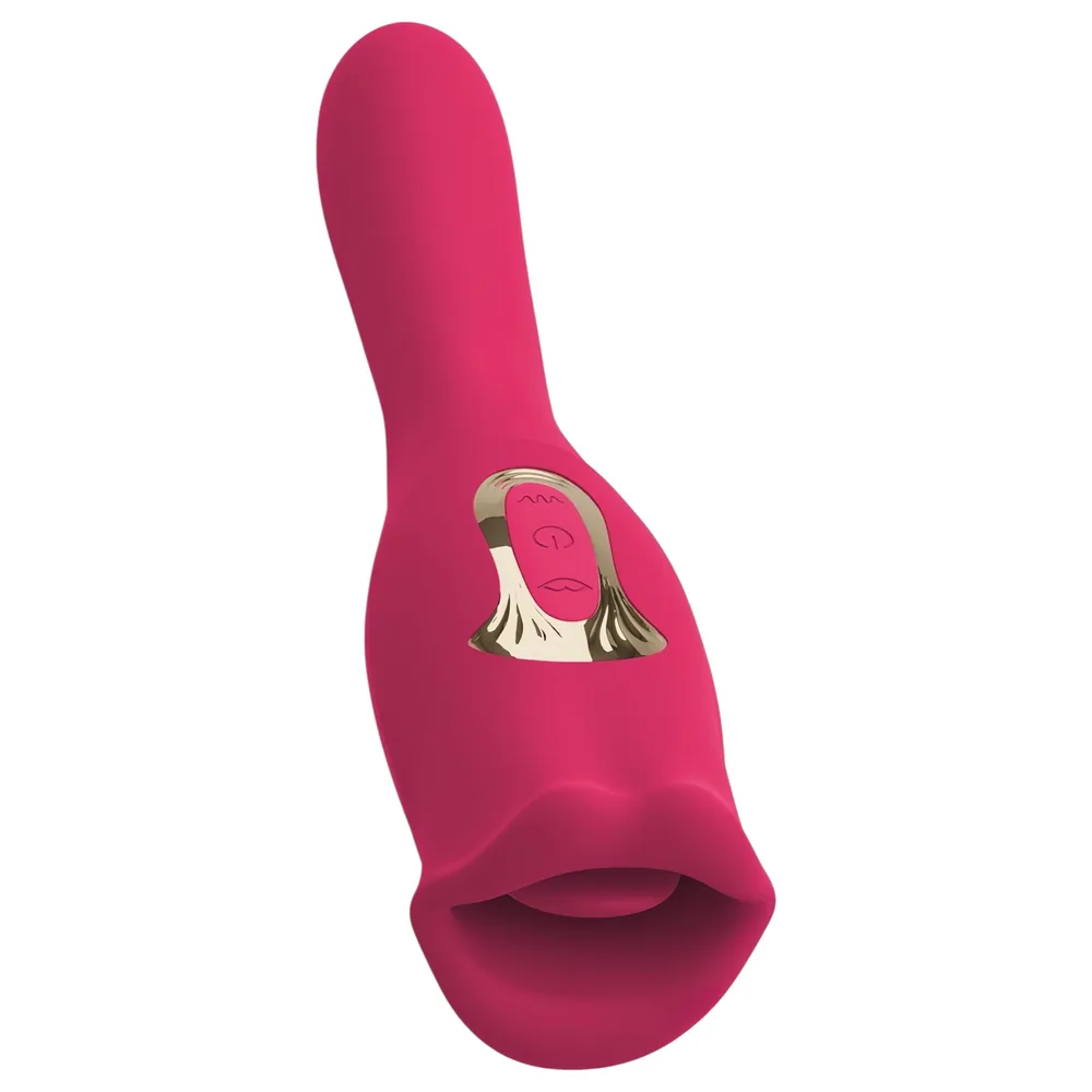 You2Toys - 2v1 jazykový vibrátor (ružový)
