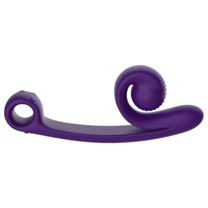 Snail Vibe Curve - vibrátor na klitoris a bod G - 2v1 - fialový