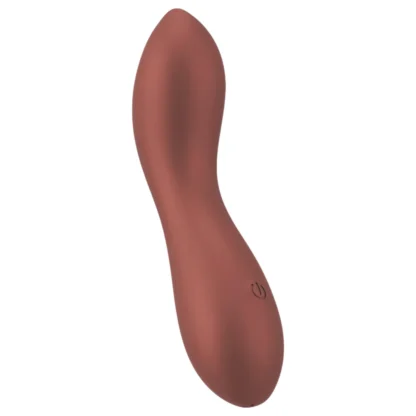 Smile - mini vibrátor na G bod - flexibilný - bronzová