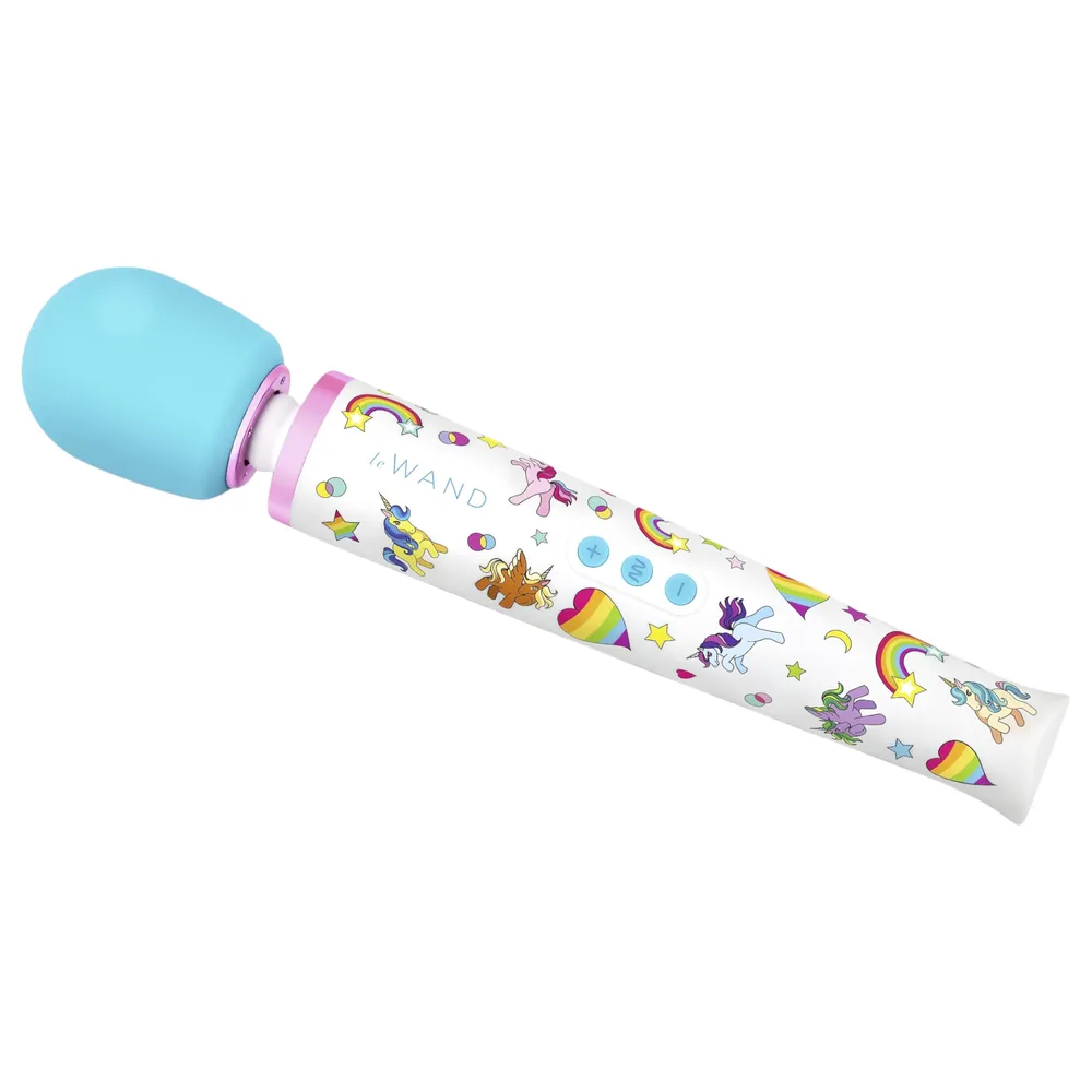 le Wand Unicorn - masážny vibrátor set (dúhový) – Obrázok 5