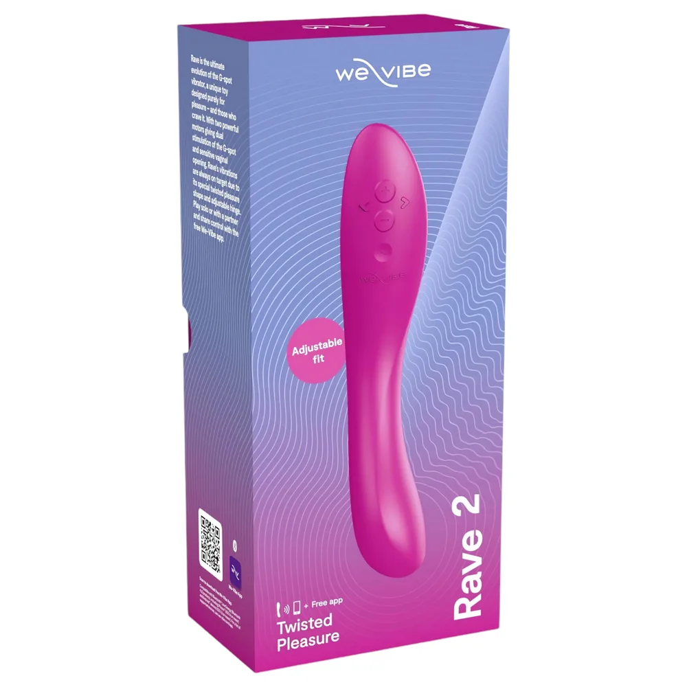 We-Vibe Rave 2 - vibrátor na bod G ovládaný aplikáciou (ružový) – Obrázok 7