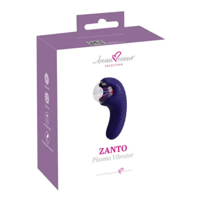 Beau Coeur Zanto - vibrátor pre ženy - vibrácie - modrý