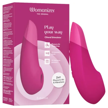 Womanizer Enhance - stimulátor klitorisu s tlakovými vlnami (ružový)