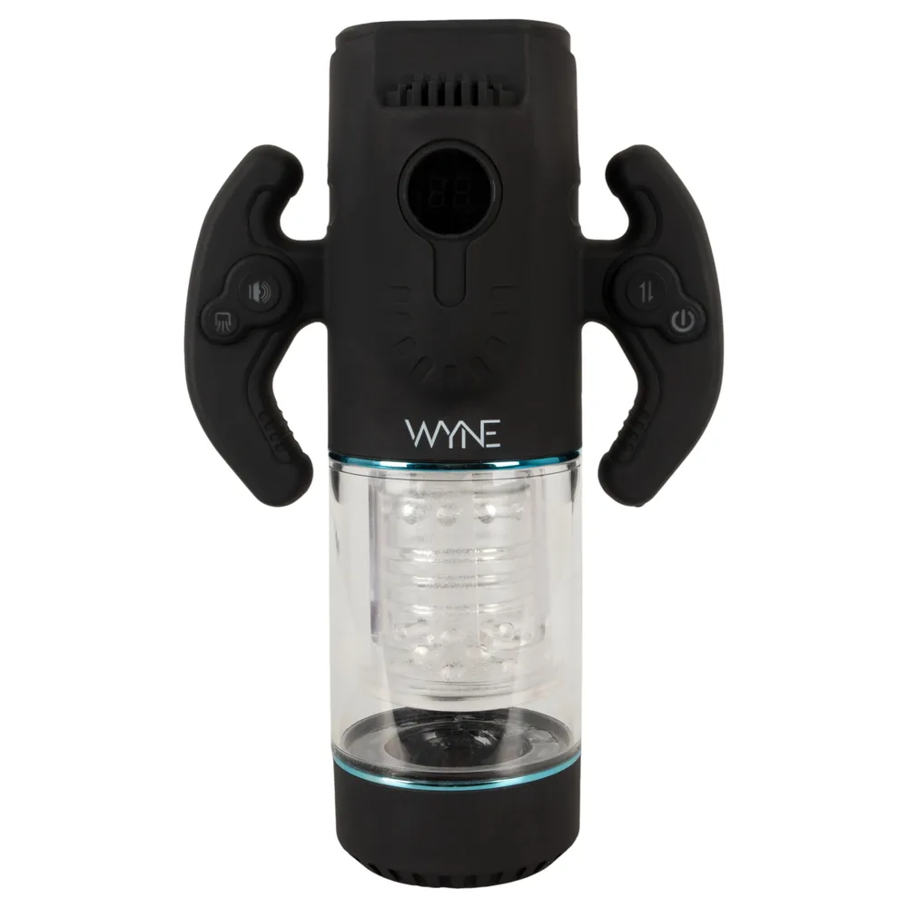 WYNE 11 - automatický masturbátor pre mužov - čierny
