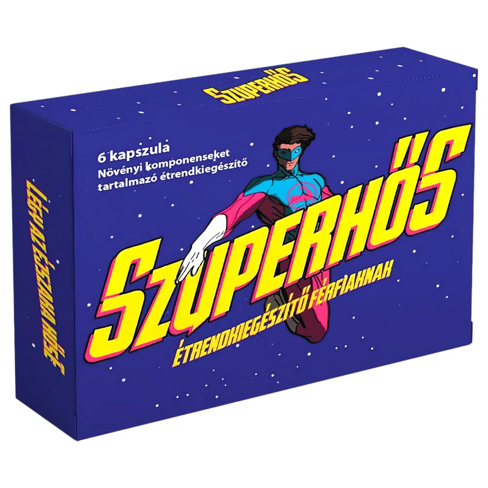 Superhrdina - silný výživový doplnok v kapsulách pre mužov (6 ks)