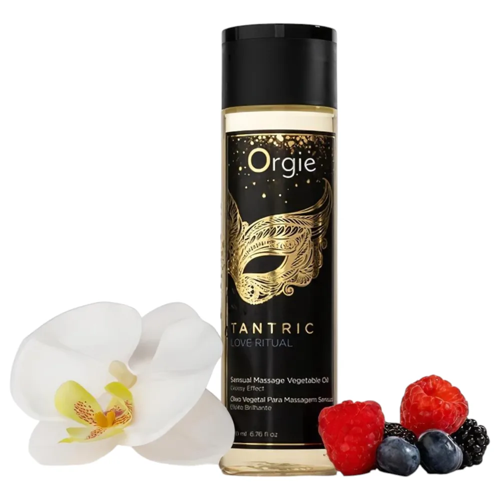 Orgie - masážny olej - zmyselná tantra - 200 ml – Obrázok 4