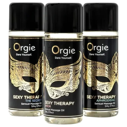 Orgie - masážny olej set - zmyselný mix 3x30ml