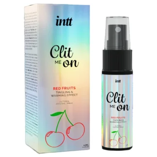 Intt Clit Me On - tekutý vibrátor sprej na klitoris - červené ovocie (12 ml)