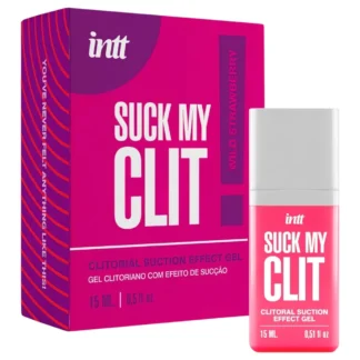 Intt Suck My Clit - stimulačný gél na klitoris pre ženy - jahoda (15 ml)