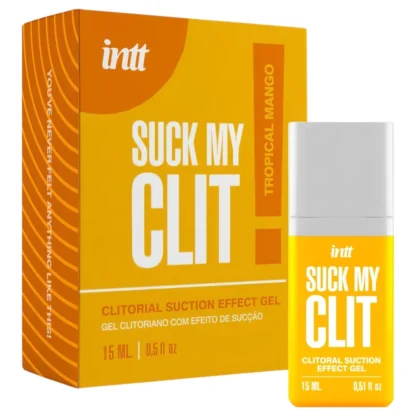 Intt Suck My Clit - stimulačný gél na klitoris pre ženy - mango (15 ml)