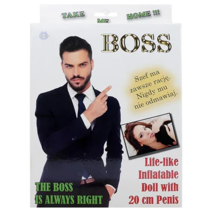 Boss - nafukovací muž - realistický vzhľad - latex