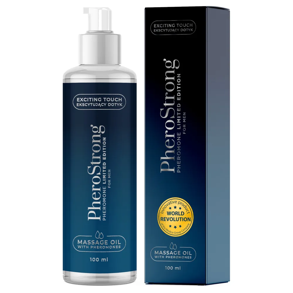 PheroStrong Limited Edition - masážny olej pre mužov (100ml)