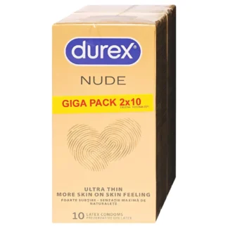 Durex Nude - extra tenké kondómy (2×10 ks)