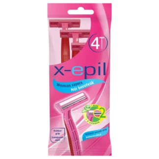 X-Epil - dámska jednorazová holiaca žiletka - 2 čepele - 4 ks