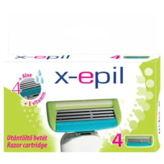 X-Epil - dámska holiaca hlavica - 4 čepele - 4 ks