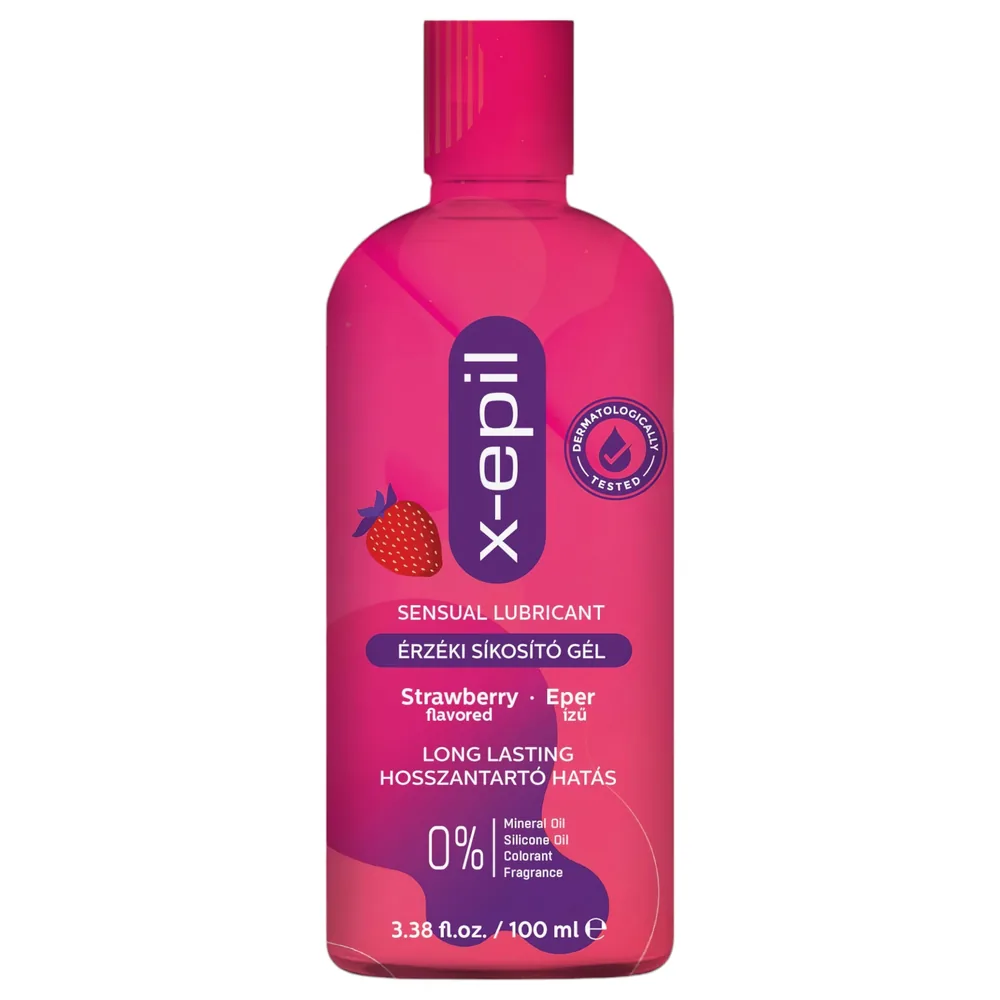X-Epil - lubrikačný gél s príchuťou jahody - 100 ml
