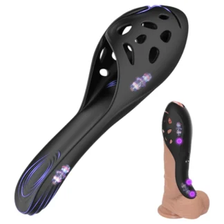 Biu-Biu - vibrátor na penis - čierny
