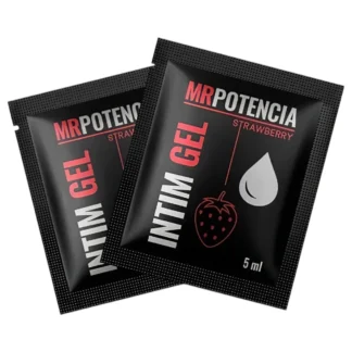 MrPotencia - intímny gél - vodný lubrikant - jahoda 5ml