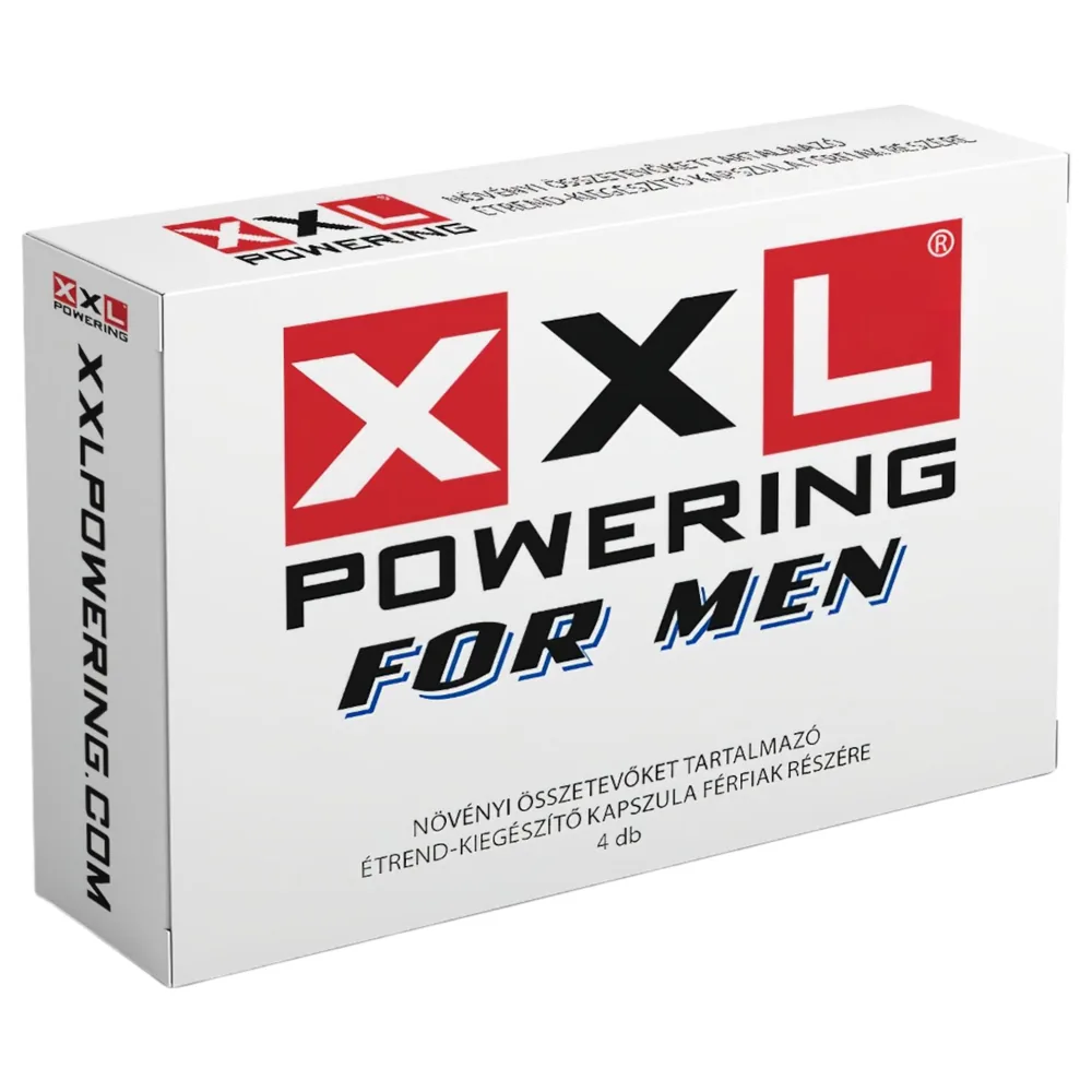 XXL powering For Men - výživový doplnok pre mužov - silný účinok - 4 kapsuly