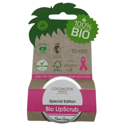 Coconutoil - prírodný balzam na pery s peelingom - bio - 10ml